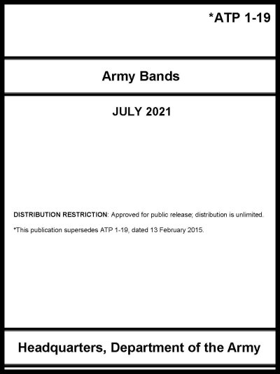 ATP 1-19 Army Bands - 2021 - mini size - Click Image to Close